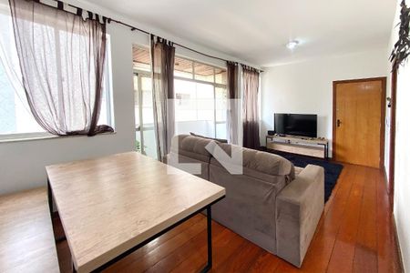 Sala de apartamento à venda com 2 quartos, 80m² em São Pedro, Belo Horizonte