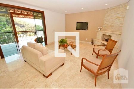 Sala de casa à venda com 5 quartos, 619m² em Mangabeiras, Belo Horizonte