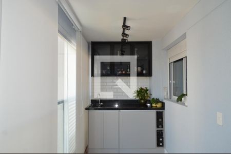 Varanda da Sala de apartamento à venda com 1 quarto, 40m² em Vila Mariana, São Paulo