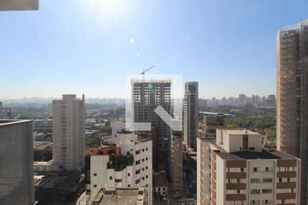 Vista da Sala de kitnet/studio à venda com 1 quarto, 43m² em Moema, São Paulo