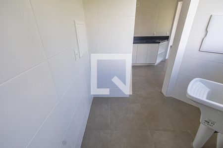 Area de serviço de apartamento à venda com 3 quartos, 97m² em Liberdade, Belo Horizonte