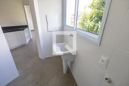 Area de serviço de apartamento à venda com 3 quartos, 97m² em Liberdade, Belo Horizonte