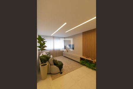 Sala de TV de apartamento à venda com 3 quartos, 82m² em Paquetá, Belo Horizonte