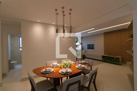 Sala de Jantar de apartamento à venda com 3 quartos, 82m² em Paquetá, Belo Horizonte