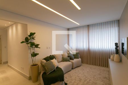 Sala de TV de apartamento à venda com 3 quartos, 82m² em Paquetá, Belo Horizonte