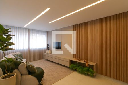 Sala de TV de apartamento à venda com 3 quartos, 82m² em Paquetá, Belo Horizonte
