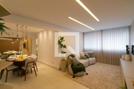 Sala de TV de apartamento à venda com 3 quartos, 82m² em Paquetá, Belo Horizonte