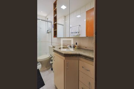 Banheiro da Suíte de apartamento à venda com 3 quartos, 96m² em Nova Granada, Belo Horizonte
