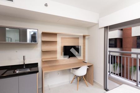Studio de kitnet/studio para alugar com 1 quarto, 20m² em Indianópolis, São Paulo