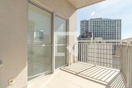 Varanda e Área de serviço de apartamento para alugar com 1 quarto, 36m² em Liberdade, São Paulo