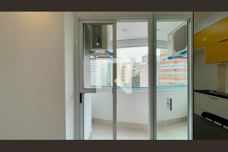 Varanda de apartamento à venda com 1 quarto, 36m² em Jardim Paulista, São Paulo