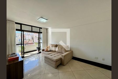 Sala de apartamento à venda com 3 quartos, 106m² em Nova Suíça, Belo Horizonte