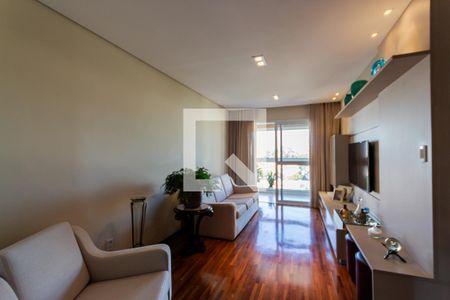 Sala  de apartamento à venda com 3 quartos, 106m² em Jardim, Santo André