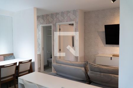 Sala de apartamento à venda com 1 quarto, 64m² em Vila Andrade, São Paulo