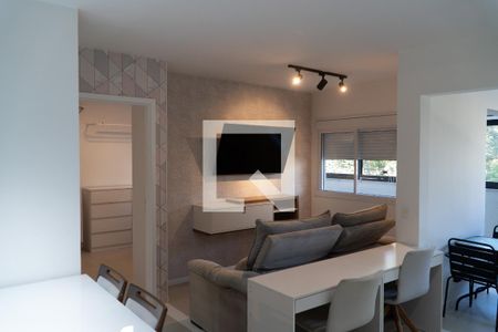 Sala de apartamento à venda com 1 quarto, 64m² em Vila Andrade, São Paulo