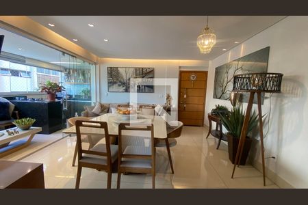 Sala de apartamento à venda com 4 quartos, 120m² em Buritis, Belo Horizonte