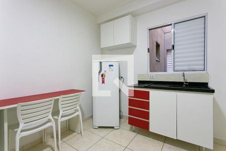 Cozinha de kitnet/studio para alugar com 1 quarto, 14m² em Tatuapé, São Paulo