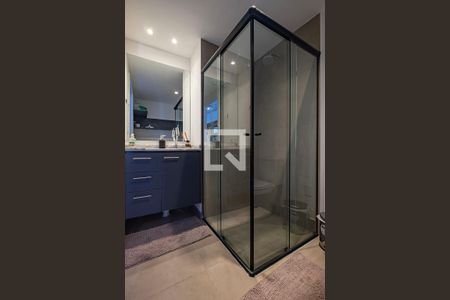 Banheiro de kitnet/studio para alugar com 1 quarto, 52m² em Jardim Paulista, São Paulo