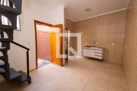 Sala/Cozinha de casa de condomínio para alugar com 1 quarto, 30m² em Chácara Mafalda, São Paulo