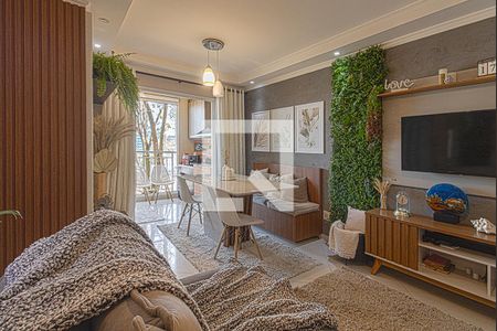 sala de apartamento à venda com 3 quartos, 75m² em Vila Caraguatá, São Paulo