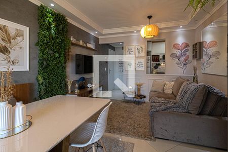 sala de apartamento à venda com 3 quartos, 75m² em Vila Caraguatá, São Paulo