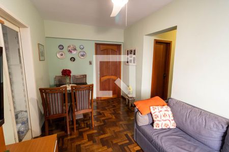 Sala de apartamento à venda com 2 quartos, 55m² em Petrópolis, Porto Alegre
