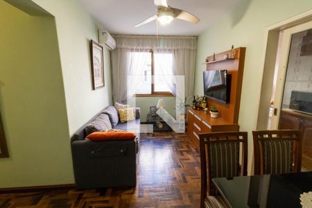 Sala de apartamento à venda com 2 quartos, 55m² em Petrópolis, Porto Alegre