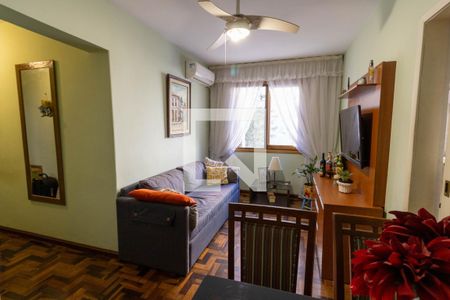 Sala de apartamento à venda com 2 quartos, 55m² em Petrópolis, Porto Alegre