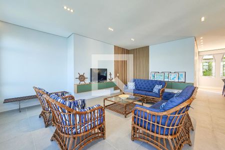 Sala de apartamento para alugar com 3 quartos, 152m² em Península, Guarujá