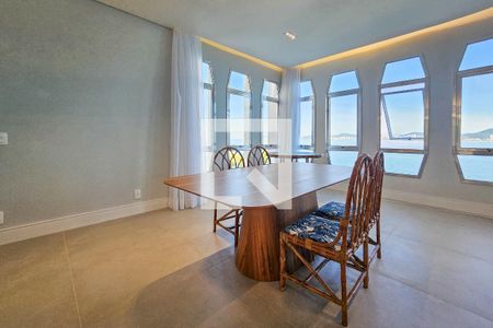 Sala de apartamento para alugar com 3 quartos, 152m² em Península, Guarujá