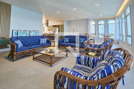 Sala de apartamento para alugar com 3 quartos, 152m² em Península, Guarujá