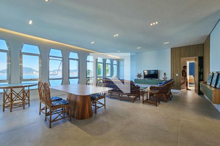 Sala de apartamento para alugar com 3 quartos, 152m² em Península, Guarujá