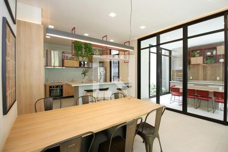 Studio à venda com 28m², 1 quarto e sem vaga Studio à venda com 28m², 1 quarto e sem vagaÁrea Comum - Espaço Gourmet