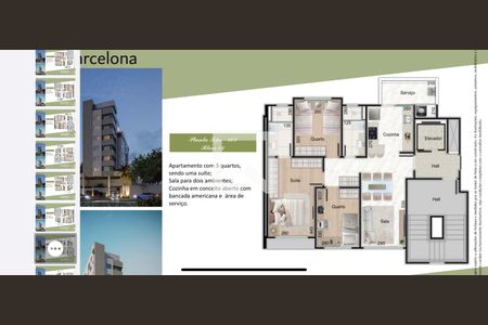 Apartamento à venda com 3 quartos, 74m² em Pampulha, Belo Horizonte