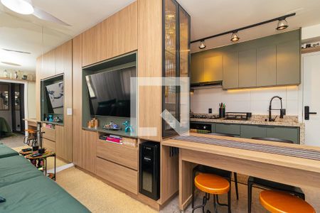 Sala de apartamento à venda com 1 quarto, 38m² em Bela Vista, São Paulo