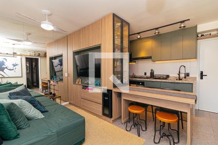 Sala de apartamento à venda com 1 quarto, 38m² em Bela Vista, São Paulo