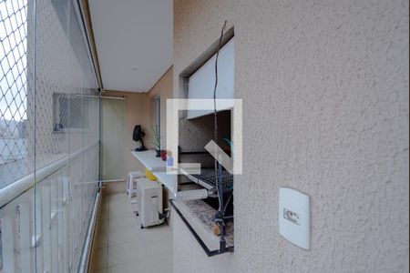 Sacada da Sala de apartamento à venda com 2 quartos, 96m² em Vila Alvaro Marques, São Bernardo do Campo