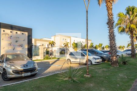 Área comum- Estacionamento de visitantes na frente do condomínio de apartamento para alugar com 2 quartos, 45m² em Morada do Sol, Americana