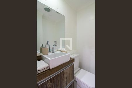 Banheiro da Sala de apartamento à venda com 3 quartos, 82m² em Gopouva, Guarulhos