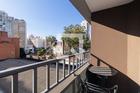 Sacada de kitnet/studio para alugar com 1 quarto, 30m² em Consolação, São Paulo