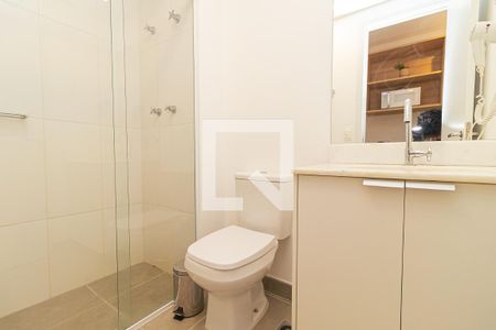 Studio para alugar com 25m², 1 quarto e sem vaga Studio para alugar com 25m², 1 quarto e sem vagaBanheiro