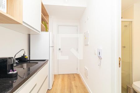 Studio para alugar com 25m², 1 quarto e sem vaga Studio para alugar com 25m², 1 quarto e sem vagaCozinha