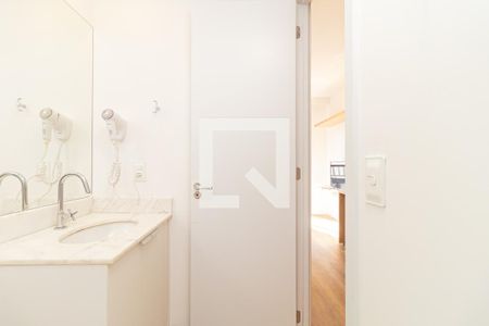 Studio para alugar com 25m², 1 quarto e sem vaga Studio para alugar com 25m², 1 quarto e sem vagaBanheiro