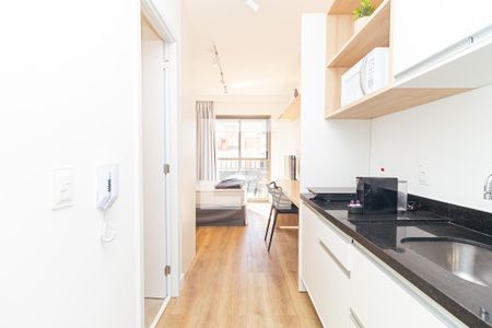 Studio para alugar com 25m², 1 quarto e sem vaga Studio para alugar com 25m², 1 quarto e sem vagaCozinha