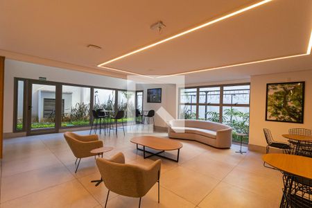 Studio para alugar com 25m², 1 quarto e sem vaga Studio para alugar com 25m², 1 quarto e sem vagaHall de entrada