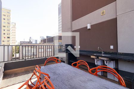 Studio para alugar com 30m², 1 quarto e sem vaga Studio para alugar com 30m², 1 quarto e sem vagaÁrea comum - Churrasqueira