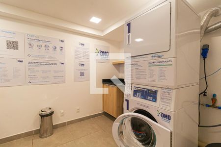 Studio para alugar com 30m², 1 quarto e sem vaga Studio para alugar com 30m², 1 quarto e sem vagaLavanderia