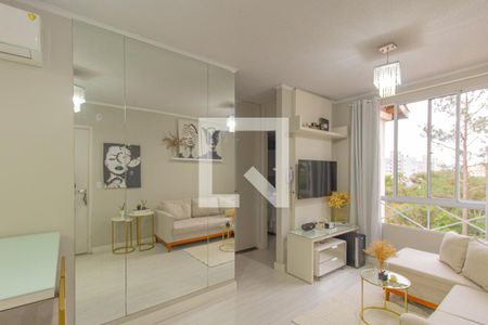 Sala de apartamento à venda com 2 quartos, 48m² em Bairro Fátima, Canoas