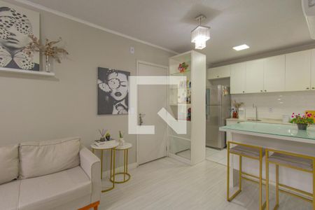 Sala de apartamento à venda com 2 quartos, 48m² em Bairro Fátima, Canoas