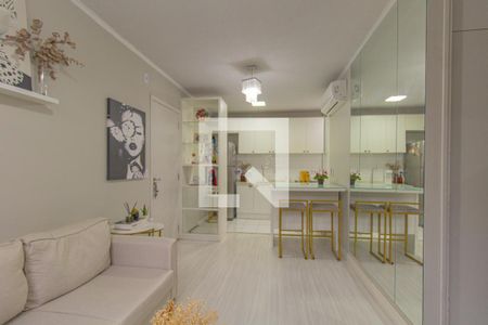 Sala de apartamento à venda com 2 quartos, 48m² em Bairro Fátima, Canoas